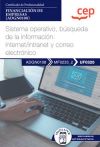 Manual. Sistema operativo, búsqueda de la información: internet/intranet y correo electrónico (UF0319). Certificados de profesionalidad. Financiación de empresas (ADGN0108)