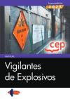 Manual. Vigilantes de explosivos