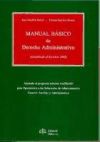 Manual básico de derecho administrativo : (actualizado al ejercicio 2002)