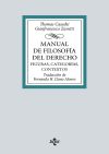 Manual De Filosofía Del Derecho. Figuras, Categorías, Contextos