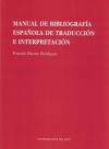 Manual de bibliografía española de traducción e interpretación