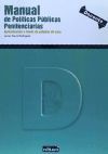 Manual de pol&iacute;ticas p&uacute;blicas penitenciarias.