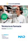 Manual del Técnico/a en Farmacia. Temario volumen 1