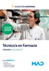 Manual del Técnico/a en Farmacia de Instituciones Sanitarias. Temario volumen 2