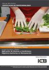 Manual uf0053: aplicación de normas y condiciones higiénico-sanitarias en restauración