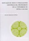 Manuales de texto y publicaciones científicas del profesorado de la Universidad de Sevilla (1845-1868)