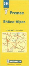 Mapa France Rhone-Alpes