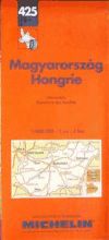 Mapa Hongrie 1996