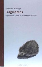 Portada de FRAGMENTOS:SEGUIDO DE SOBRE LA INCOMPRENSIBILIDAD