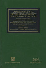 Portada de Comentarios a la Ley de Fundaciones y de Incentivos Fiscales