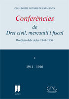 Portada de Conferències de dret civil, mercantil i fiscal 1941-1954