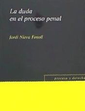 Portada de La duda en el proceso penal