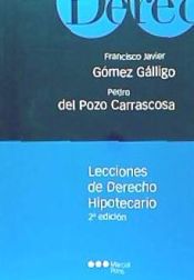 Portada de Lecciones de Derecho hipotecario