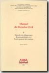 Portada de Manual de Derecho civil