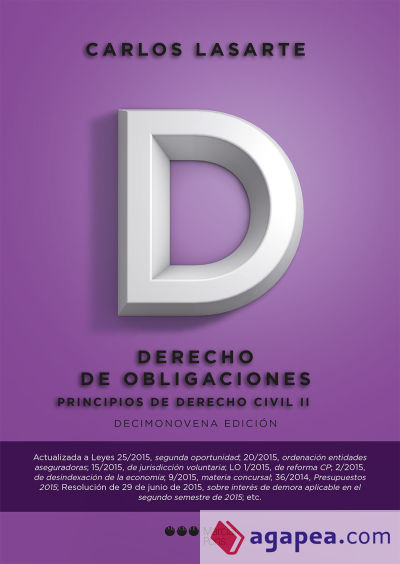 Principios de Derecho civil. Tomo II, Derecho de obligaciones