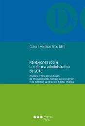 Portada de Reflexiones sobre la reforma administrativa de 2015