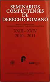 Portada de Seminarios Complutenses de Derecho Romano