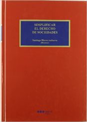 Portada de Simplificar el derecho de sociedades