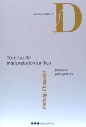 Portada de Técnicas de interpretación jurídica