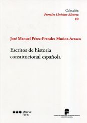 Portada de Escritos de historia constitucional española