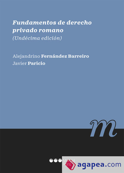 Fundamentos de derecho privado romano