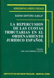 Portada de La repercusión de las cuotas tributarias en el ordenamiento jurídico español