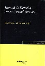 Portada de Manual de Derecho procesal penal europeo