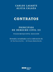 Portada de Principios De Derecho Civil III. Contratos 2024