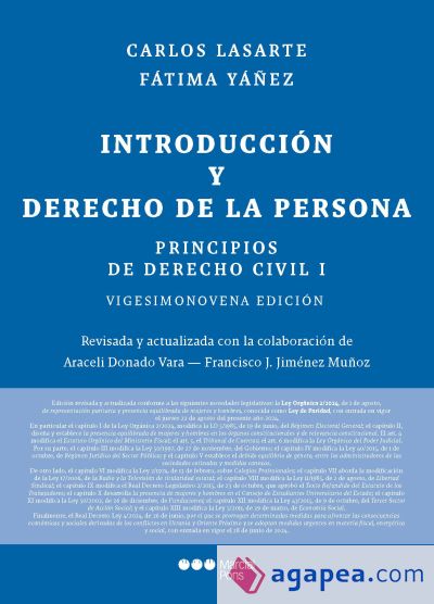 Principios de Derecho Civil Tomo I