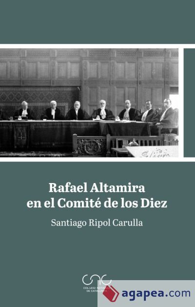 Rafael Altamira en el Comit&eacute; de los Diez