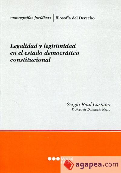 Legalidad y legitimidad en el estado democrático constitucional