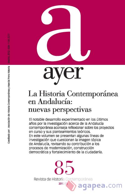 Ayer 85 Revista de Historia Contemporánea