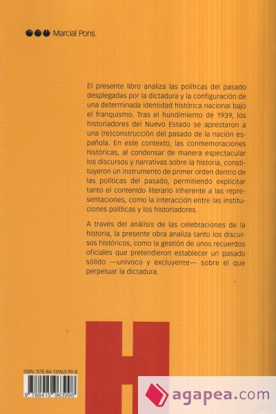 Políticas del pasado en la España franquista (1939-1964)