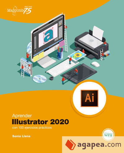 Aprender Illustrator 2020 con 100 ejercicios prácticos