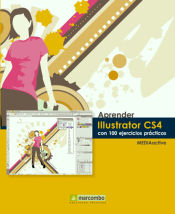 Portada de Aprender Illustrator CS4 con 100 ejercicios prácticos