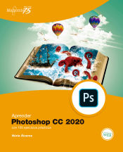 Portada de Aprender Photoshop CC 2020 con 100 ejercicios prácticos