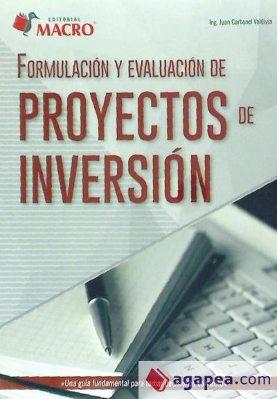 Formulación y Evaluación de Proyectos de Inversión