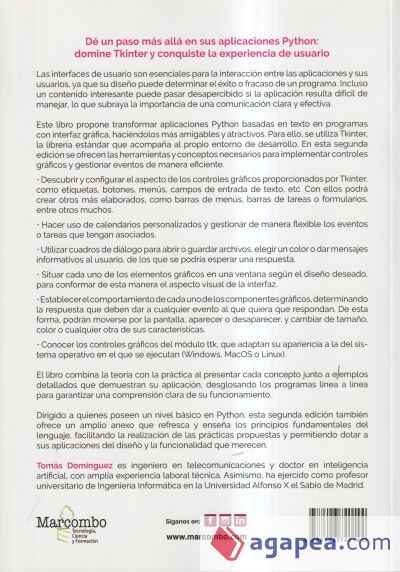 Tkinter. Desarrollo de interfaces gr&aacute;ficas con Python 2.&ordm; edici&oacute;n