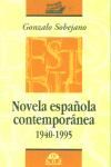 Portada de NOVELA ESPAÑOLA CONTEMPORANEA 1940-1995