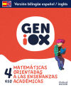 Matemáticas orientadas a enseñanzas académicas 4º ESO. GENiOX Programa Bilingüe Andalucía