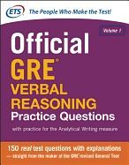 Portada de Official GRE Verbal Reasoning Practice Questions