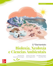 Portada de Bioloxía, Xeoloxía e Ciencias Ambientais 1.º Bacharelato - Galicia