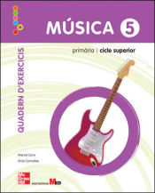 Portada de CUTX Música. 5. Primària. Quadern