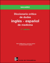 Portada de DICCIONARIO CRITICO DE DUDAS INGLES-ESPAÑOL DE MEDICINA