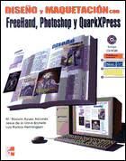 Portada de Diseño y maquetación con FreeHand, Photoshop y QuarkXPress