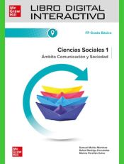 Portada de Libro digital interactivo. Ciencias sociales 1. Grado Basico