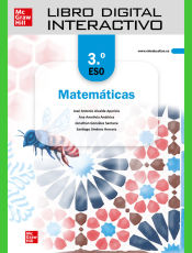 Portada de Libro digital interactivo Matemáticas 3.º ESO