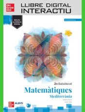 Portada de Libro digital interactivo Matemàtiques 2n Batxillerat - Mediterrània