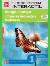 Portada de Llibre digital interactiu Biologia, Geologia i Ci&egrave;ncies Ambientals 1r Batxillerat. Mediterr&agrave;nia