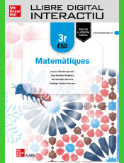 Portada de Llibre digital interactiu Matemàtiques 3r ESO - Mediterrània